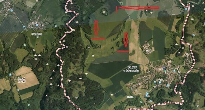 Prodej pole, Ostrov u Macochy, 7161 m2