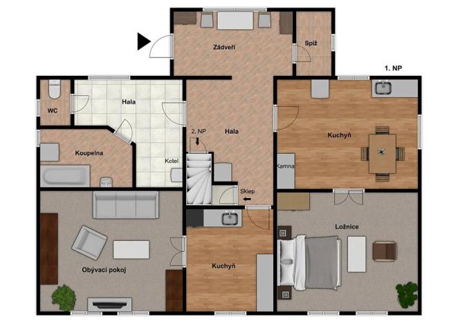 Prodej rodinného domu, Velké Popovice, Husova, 161 m2