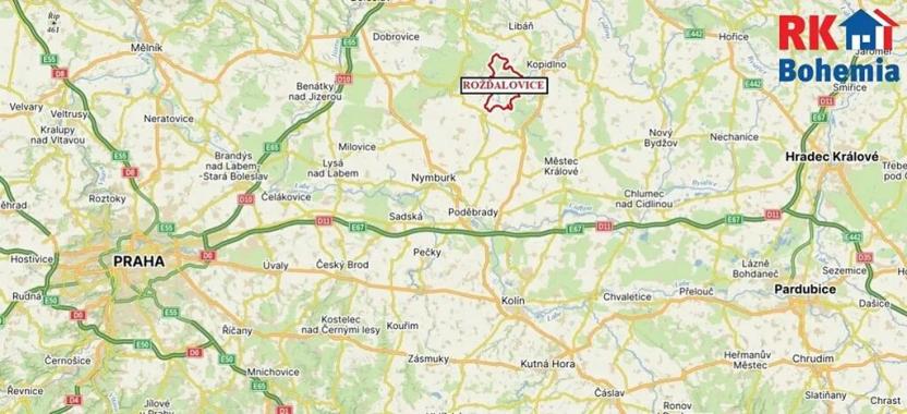 Prodej pozemku pro bydlení, Rožďalovice, Polní, 967 m2