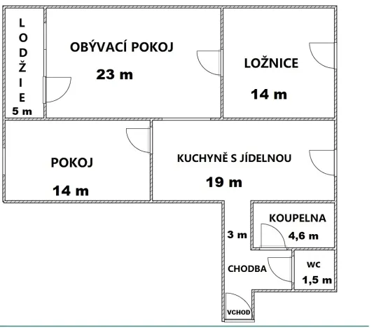 Prodej bytu 3+1, Luhačovice, Družstevní, 80 m2