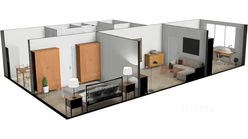 Prodej bytu 3+1, Netolice, 9. května, 62 m2