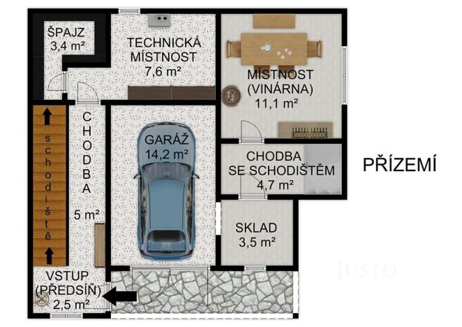 Prodej rodinného domu, Písek, Ke Střelnici, 214 m2