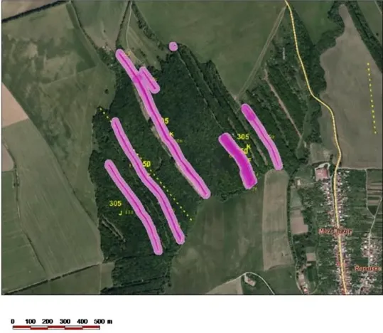 Prodej lesa, Nivnice, 34650 m2