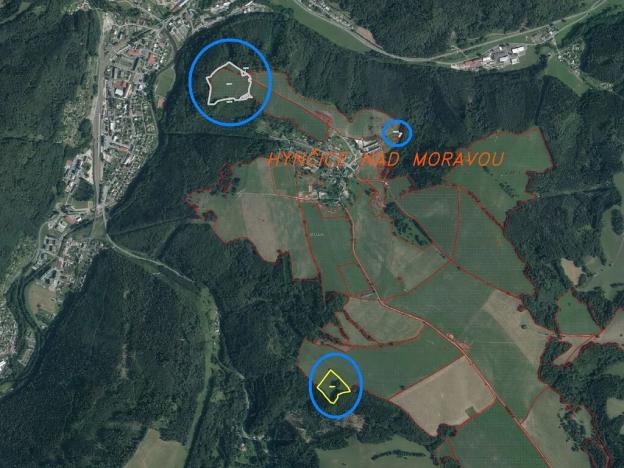 Dražba louky, Hanušovice, 53256 m2