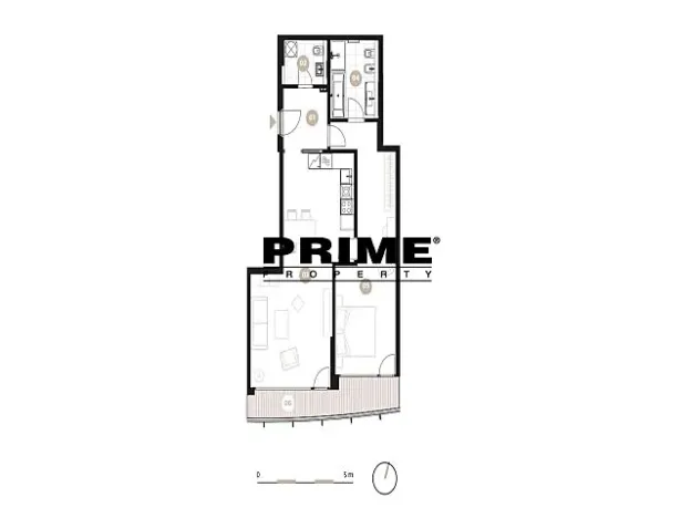 Pronájem bytu 2+kk, Praha - Smíchov, Holečkova, 79 m2