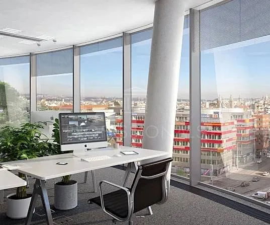 Pronájem kanceláře, Praha - Smíchov, Plzeňská, 454 m2