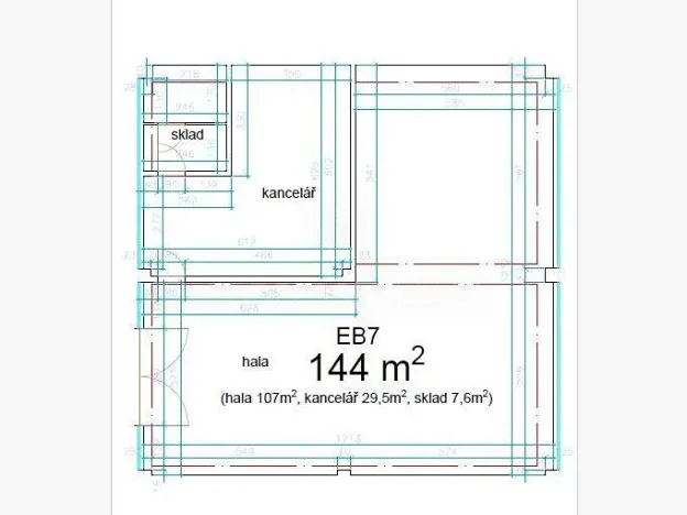 Pronájem skladu, Praha - Michle, Magistrů, 340 m2
