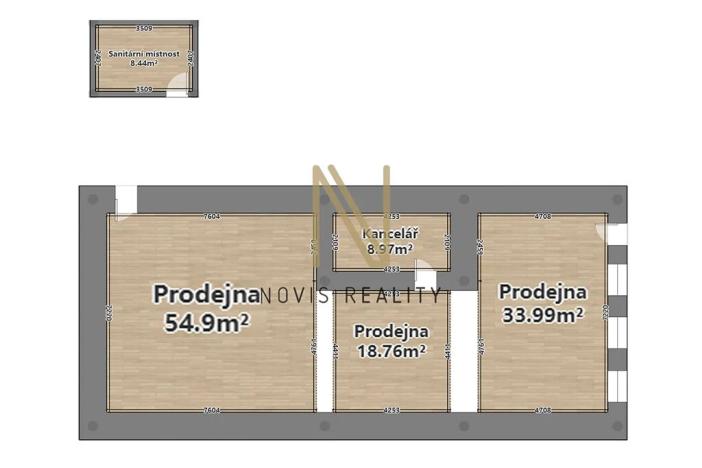 Pronájem obchodního prostoru, Klatovy, Pražská, 125 m2