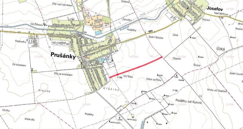 Prodej pole, Prušánky, 12628 m2