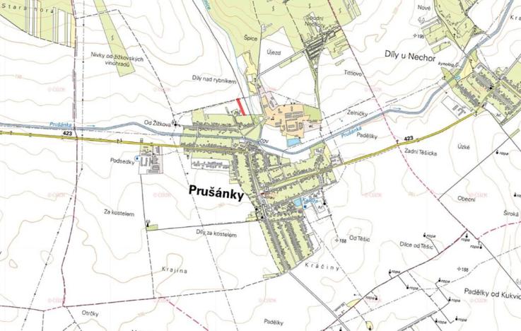 Prodej podílu pozemku pro bydlení, Prušánky, 386 m2