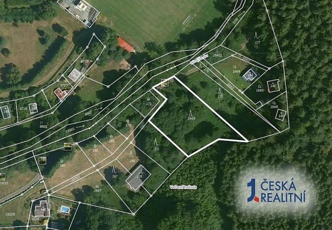 Prodej zahrady, Bílkovice, 1799 m2