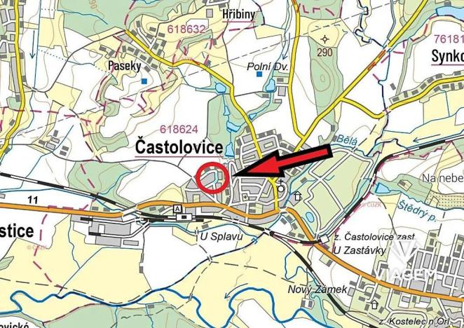 Prodej podílu pole, Častolovice, 335 m2