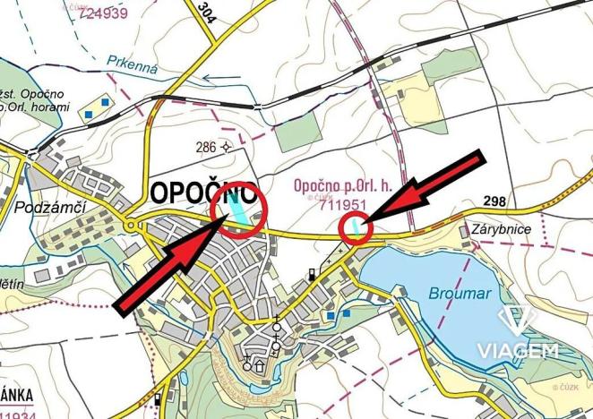 Prodej podílu pole, Opočno, 591 m2