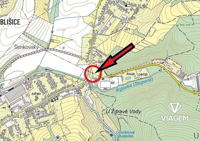 Prodej podílu komerčního pozemku, Koryčany, 333 m2