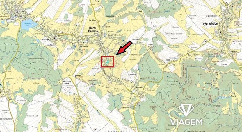 Prodej zahrady, Horní Čermná, 3980 m2