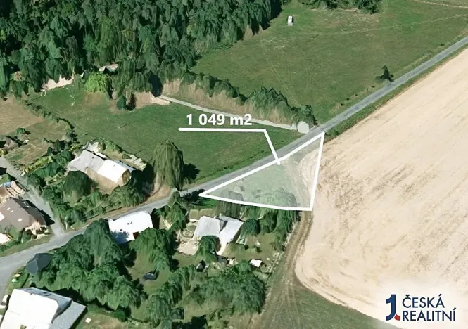 Prodej pole, Radkov, 1049 m2