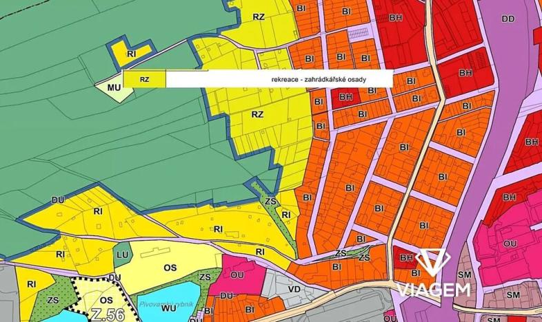 Prodej zahrady, Česká Třebová, 871 m2