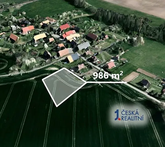Prodej podílu pole, Úštěk, 953 m2