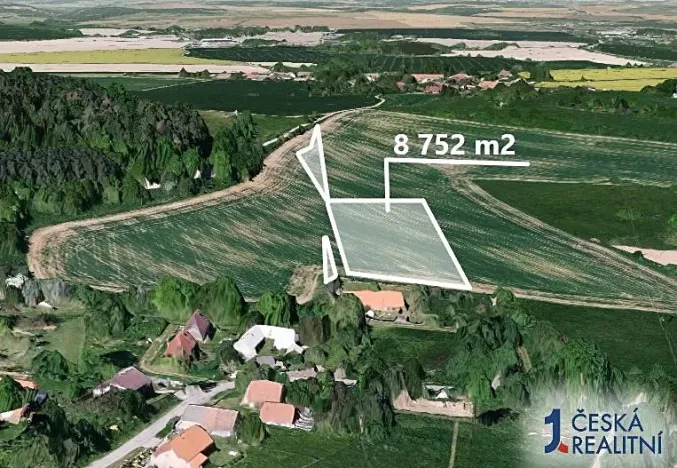 Prodej podílu pole, Bystřice, 4376 m2