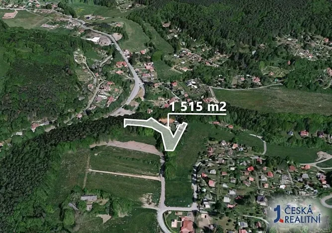 Prodej lesa, Stříbrná Skalice, 1515 m2