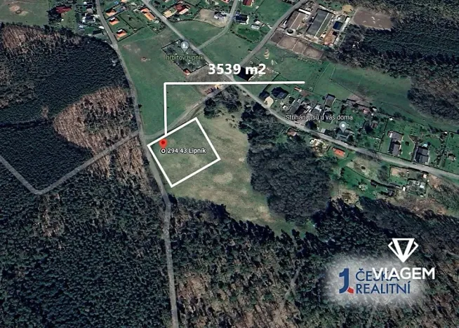 Prodej podílu zahrady, Lipník, 1769 m2