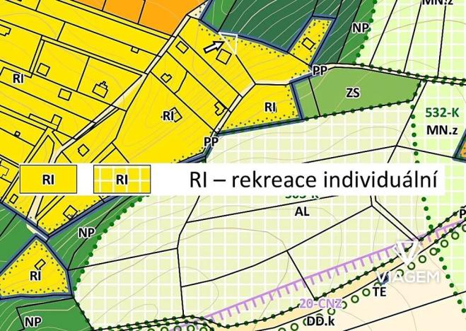 Prodej podílu zahrady, Mezouň, 70 m2