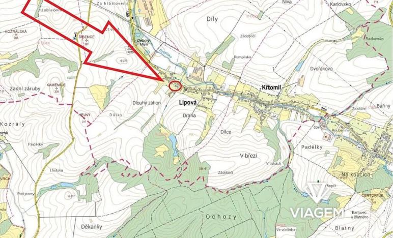 Prodej podílu pozemku, Lipová, 103 m2