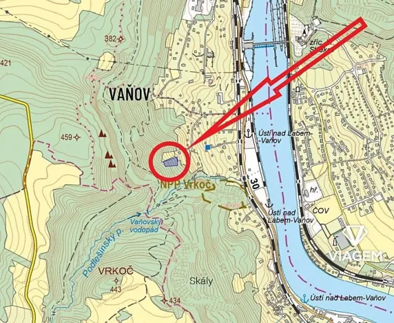 Prodej zahrady, Ústí nad Labem, 2642 m2
