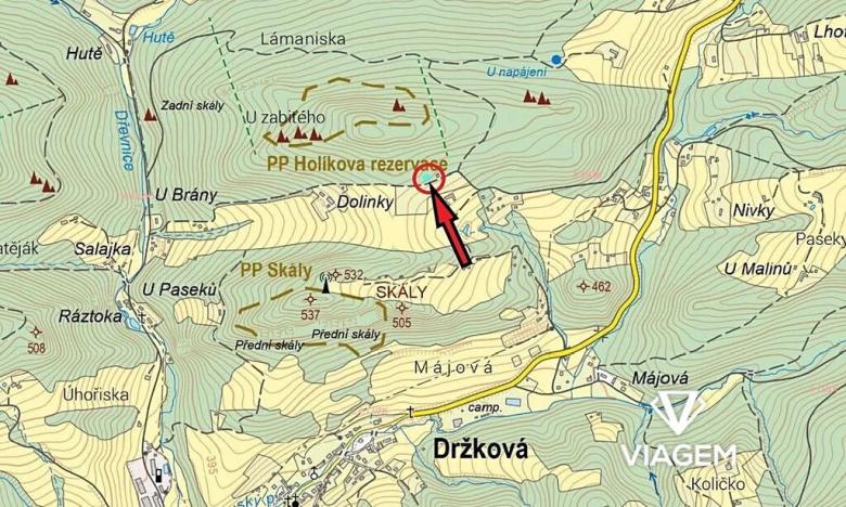 Prodej pole, Držková, 400 m2