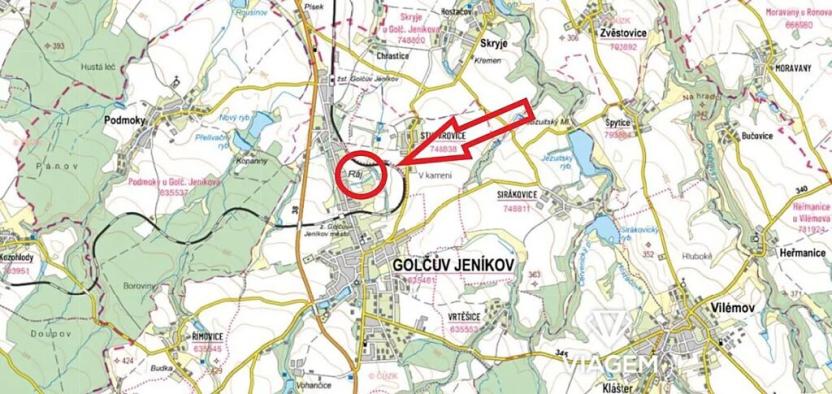 Prodej podílu pole, Golčův Jeníkov, 2576 m2