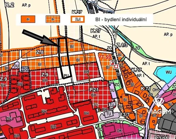 Prodej podílu pozemku pro bydlení, Domažlice, 250 m2