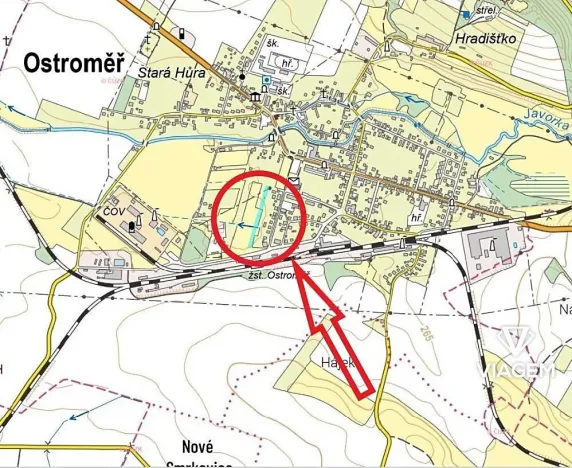 Prodej podílu pozemku pro bydlení, Ostroměř, 499 m2
