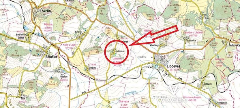 Prodej podílu zahrady, Libčeves, 905 m2