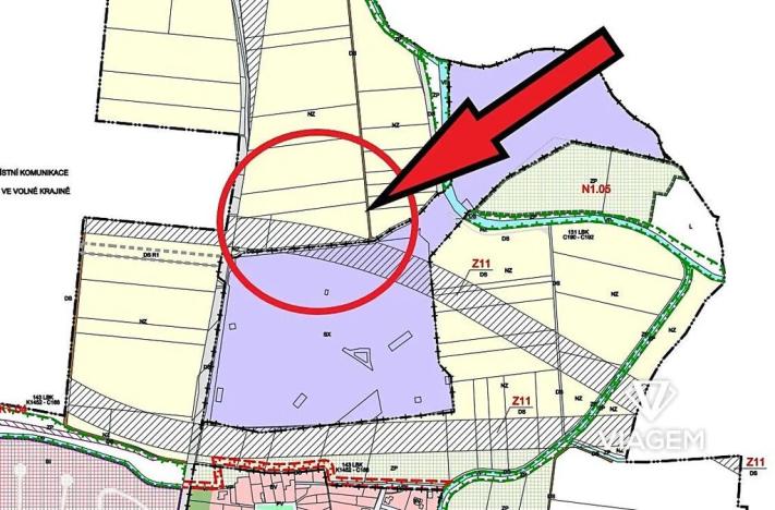 Prodej pole, Starý Mateřov, 3520 m2