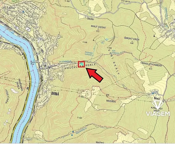 Prodej podílu zahrady, Ústí nad Labem, 1165 m2