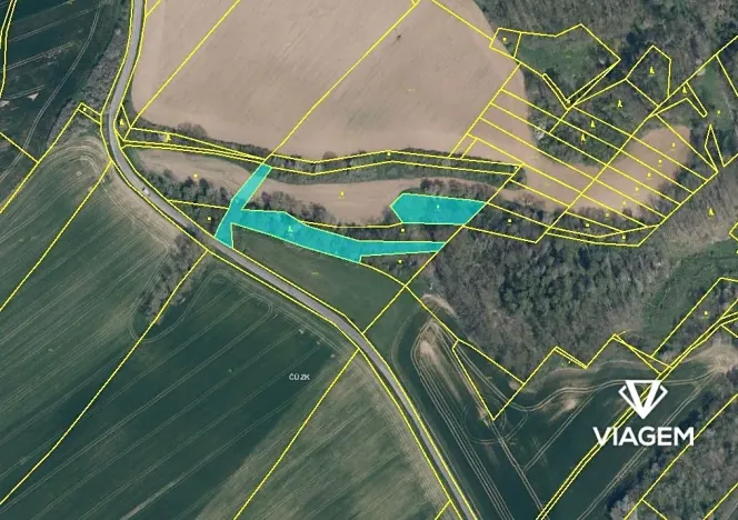 Prodej podílu pole, Úštěk, 694 m2