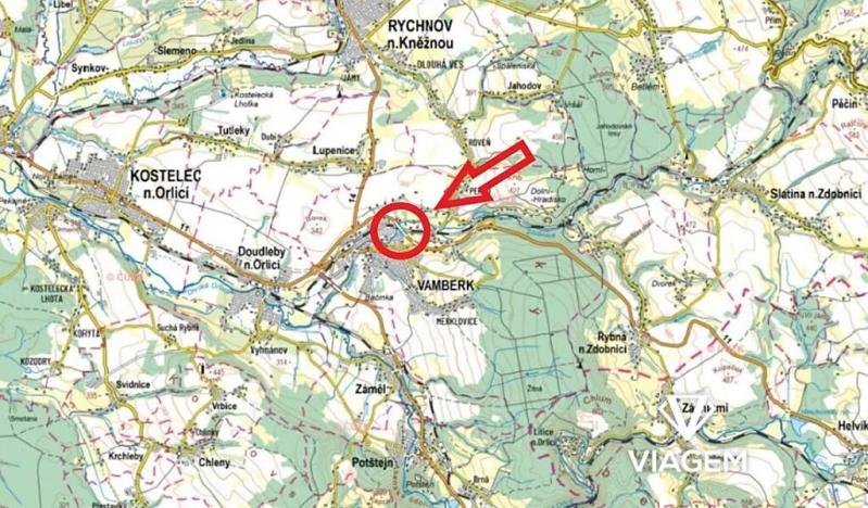 Prodej podílu zahrady, Vamberk, 1764 m2