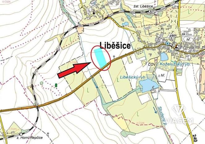Prodej podílu zahrady, Liběšice, 1546 m2
