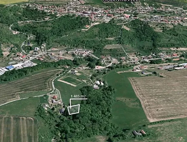 Prodej zahrady, Halenkovice, 1485 m2