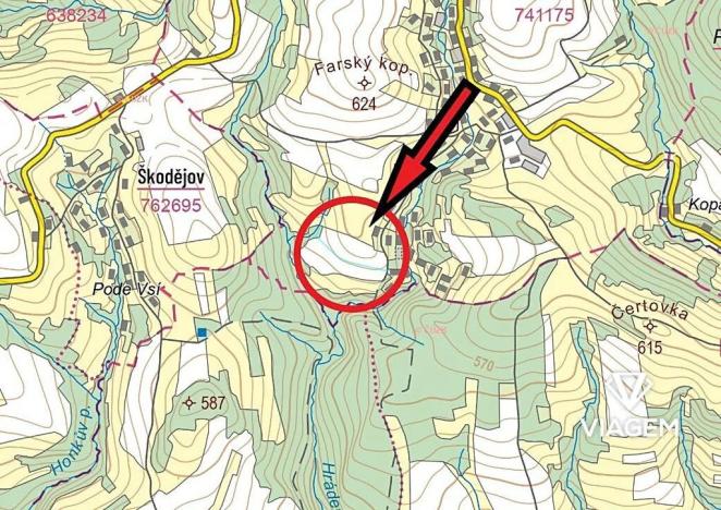 Prodej podílu pole, Roprachtice, 574 m2
