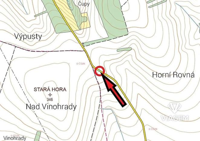 Prodej pole, Vlčnov, 198 m2