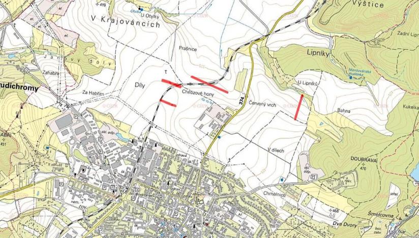 Prodej pole, Boskovice, 2745 m2