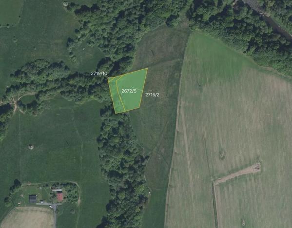 Prodej louky, Návsí, 4124 m2