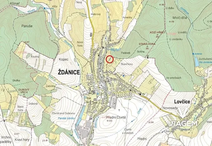 Prodej zahrady, Ždánice, 389 m2