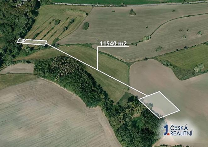 Prodej podílu pole, Osek, 480 m2