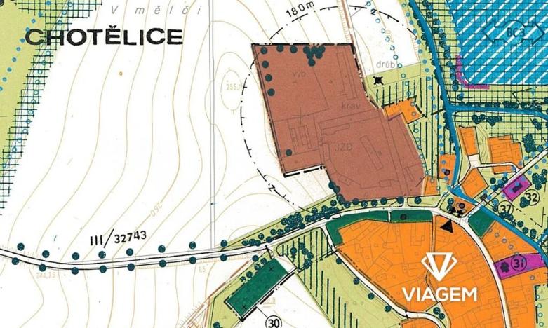 Prodej podílu komerčního pozemku, Smidary, 1053 m2