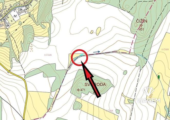 Prodej podílu pole, Lichnov, 479 m2