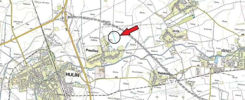 Prodej podílu pole, Pravčice, 1536 m2