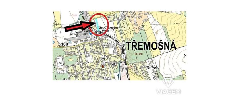 Prodej podílu pozemku, Třemošná, 450 m2