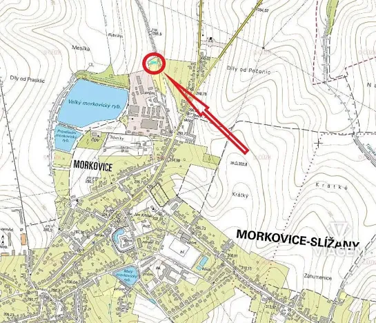 Prodej zahrady, Morkovice-Slížany, 417 m2